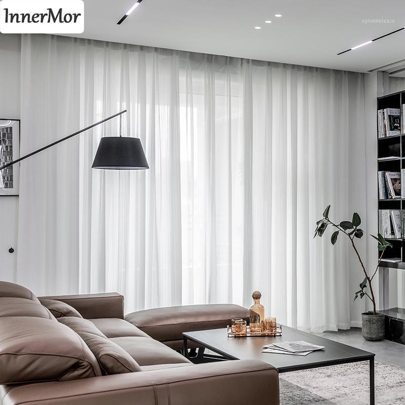 Innermor Delicate and White Yarn Sheer Curtains for Living Room Bedroom Fine Woven Line Classic Window Screen Custom1
Innermor Delicate and White Yarn Sheer Curtains for Living Room Bedroom Fine Woven Line Classic Window Screen Custom1