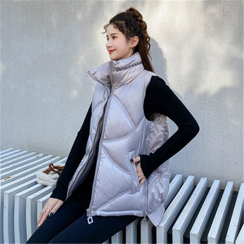 Fashion Cotton Jackets Waistcoat Girl 2021 Winter Coats New Korean Style Loose Stand-up Collar Down Cotton Vest Short Jacket 613, Black
Fashion Cotton Jackets Waistcoat Girl 2021 Winter Coats New Korean Style Loose Stand-up Collar Down Cotton Vest Short Jacket 613, Black
