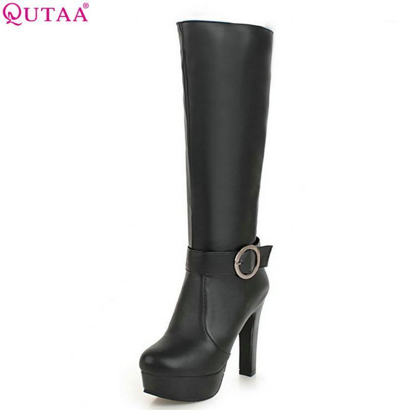 QUTAA 2020 Women Knee High Boots Pu Leather Fashion Women Shoes Winter Boots Platform All Match Big Size 34-431, Beige
QUTAA 2020 Women Knee High Boots Pu Leather Fashion Women Shoes Winter Boots Platform All Match Big Size 34-431, Beige