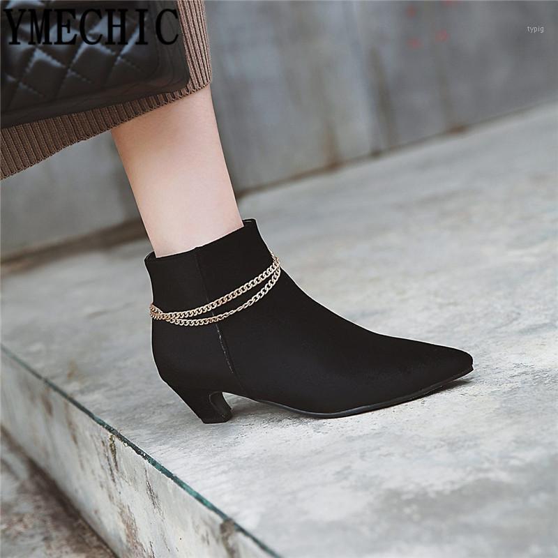 YMECHIC 2021 Fashion Chains Womens Boots Ankle Autumn Red Black Strange Med Heels Flock Booties Ladies Shoes Plus Size Boot1
YMECHIC 2021 Fashion Chains Womens Boots Ankle Autumn Red Black Strange Med Heels Flock Booties Ladies Shoes Plus Size Boot1