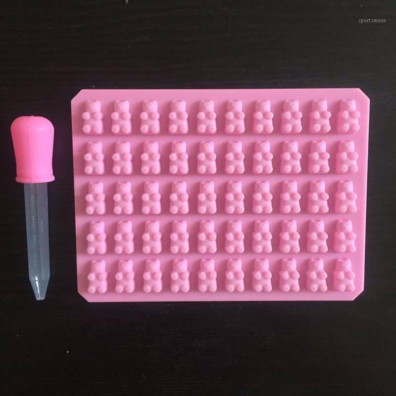 2020 Gummy Bears Silicone Mold 50 Cavity Hard Silicone Candy Chocolate Dessert Mold Fondant Cake Decorating Baking Tool F0192A1
2020 Gummy Bears Silicone Mold 50 Cavity Hard Silicone Candy Chocolate Dessert Mold Fondant Cake Decorating Baking Tool F0192A1