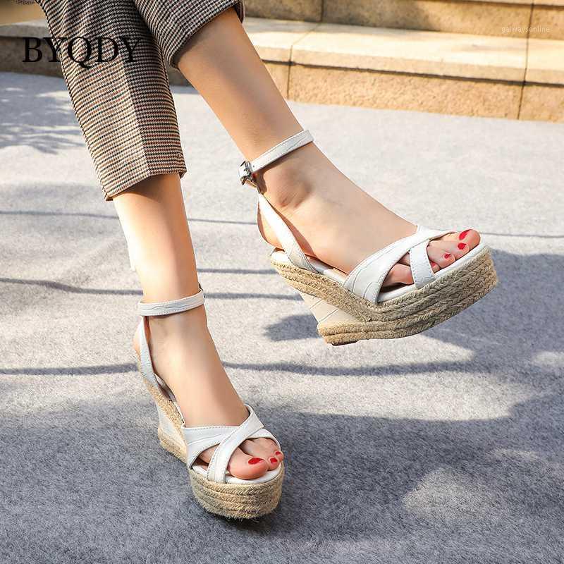 BYQDY Summer Wedges Straw Ladies Sandals Buck Strap Woman Shoes Concise Comfort 10.5CM High Heels Casual Dress Shoes Plus 10-111, Apricot sandals
BYQDY Summer Wedges Straw Ladies Sandals Buck Strap Woman Shoes Concise Comfort 10.5CM High Heels Casual Dress Shoes Plus 10-111, Apricot sandals
