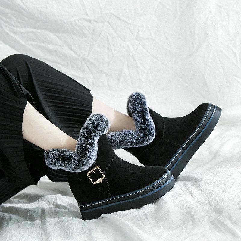 2020 Large Size 34-40 Women Winter Boots Fashion Warm Fur Plush Shoes Woman Platform Ankle Snow Boots woman, Black
2020 Large Size 34-40 Women Winter Boots Fashion Warm Fur Plush Shoes Woman Platform Ankle Snow Boots woman, Black