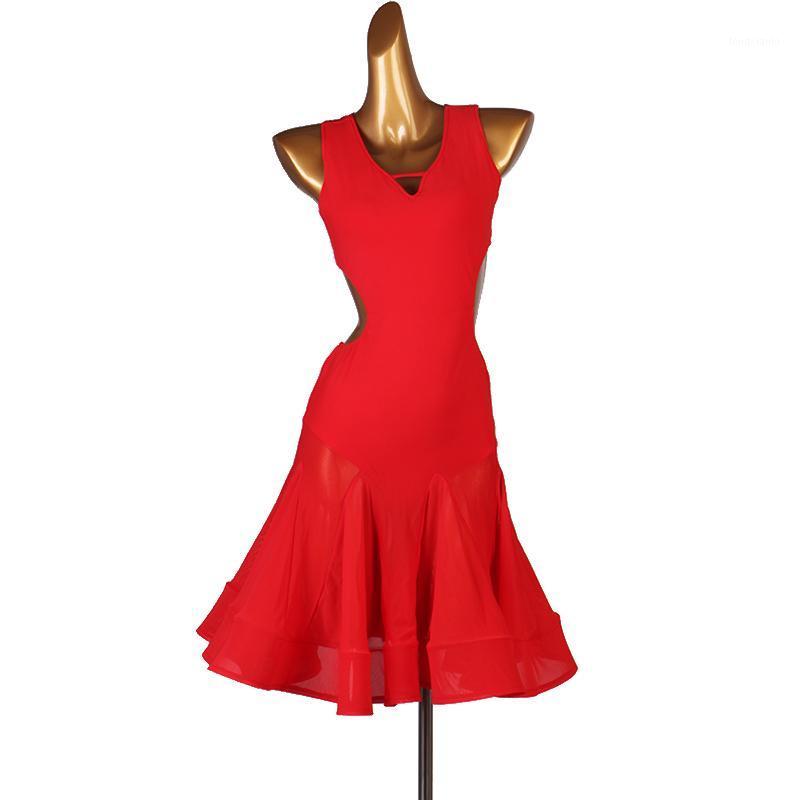 Sexy Latin Dance Dress Female Adult Dress New V-neck Performance Dance Costume Rumba Samba Competition Wear1, Red
Sexy Latin Dance Dress Female Adult Dress New V-neck Performance Dance Costume Rumba Samba Competition Wear1, Red