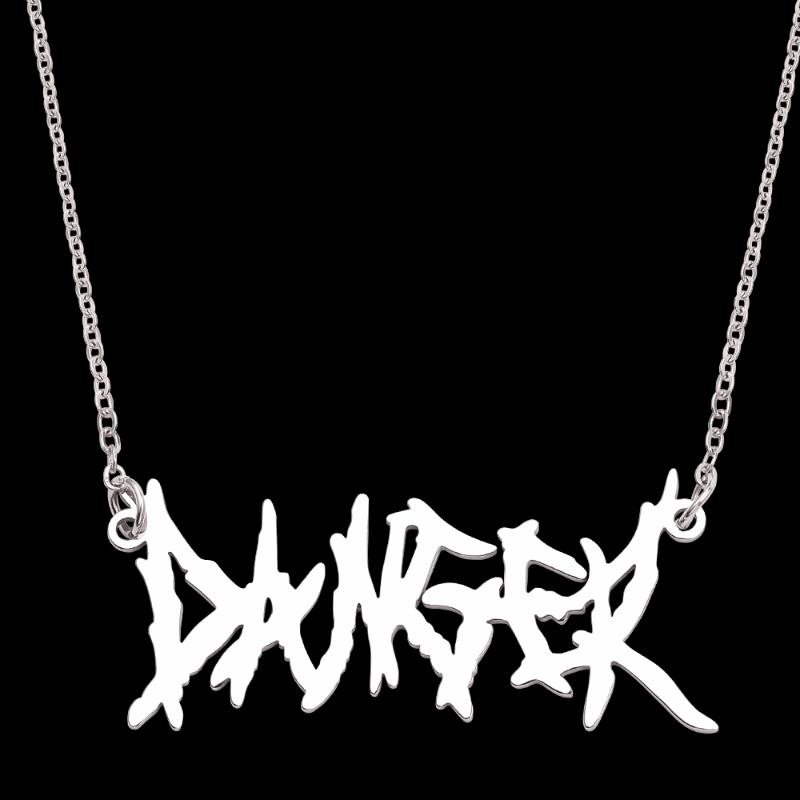 Thorn Letters DANGER Necklace Stainless Steel Wire Brambles Hip-hop Punk Style Choker Harajuku Street Personality Jewelry Charms
Thorn Letters DANGER Necklace Stainless Steel Wire Brambles Hip-hop Punk Style Choker Harajuku Street Personality Jewelry Charms