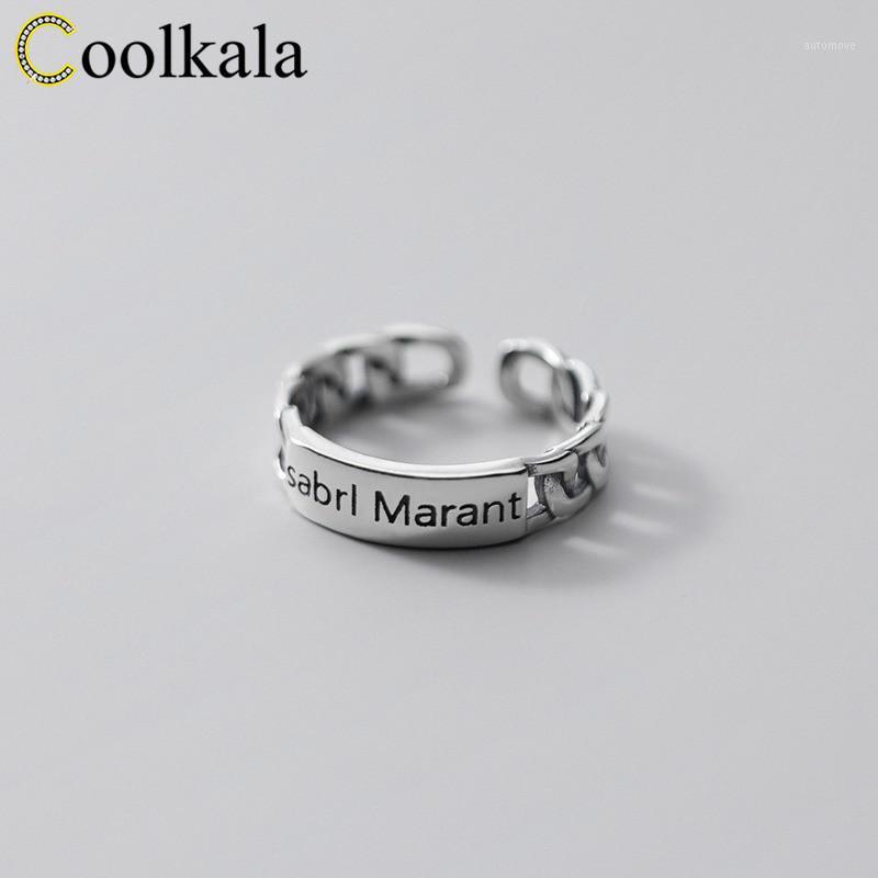 Coolkala female Thai silver letter chain ring opening adjustable bracelet1
Coolkala female Thai silver letter chain ring opening adjustable bracelet1