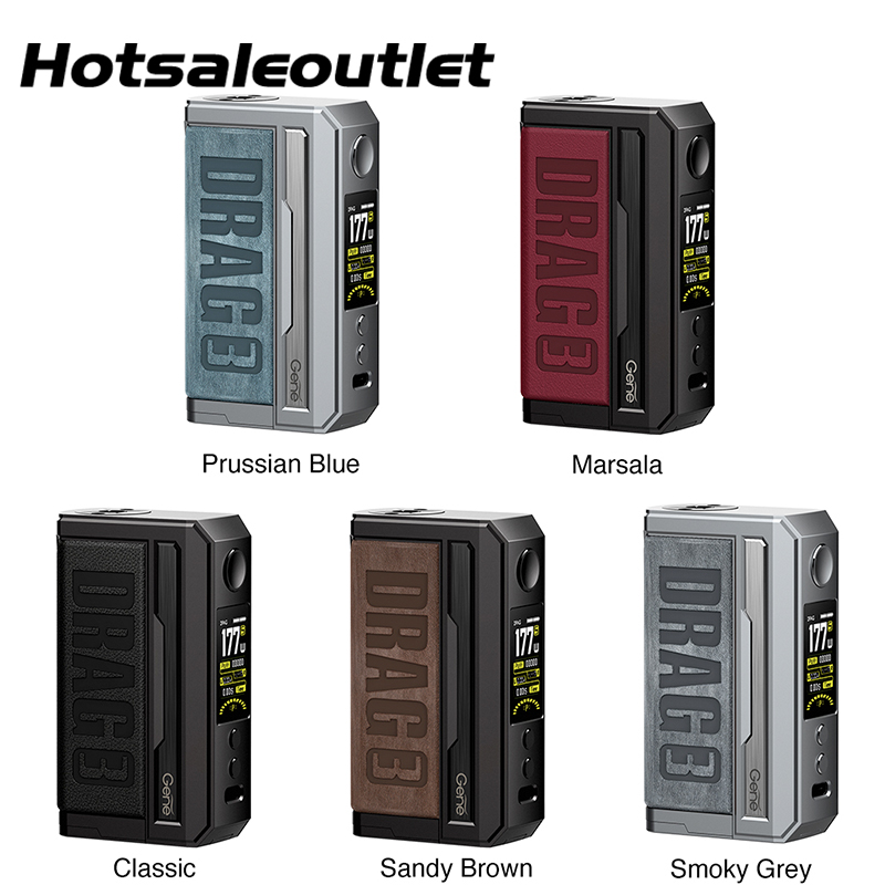 VOOPOO DRAG 3 177W TC Box Mod with new High Burst Super Mode for TPP & PnP &510 Platform 100% Original
VOOPOO DRAG 3 177W TC Box Mod with new High Burst Super Mode for TPP & PnP &510 Platform 100% Original