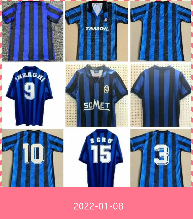 Retro Atalanta 1991 1996 1997 Soccer Jerseys Inzaghi Lentini Classic Futbol Vintage Football Camiseta Shirt Kit Maillot, Purple
Retro Atalanta 1991 1996 1997 Soccer Jerseys Inzaghi Lentini Classic Futbol Vintage Football Camiseta Shirt Kit Maillot, Purple