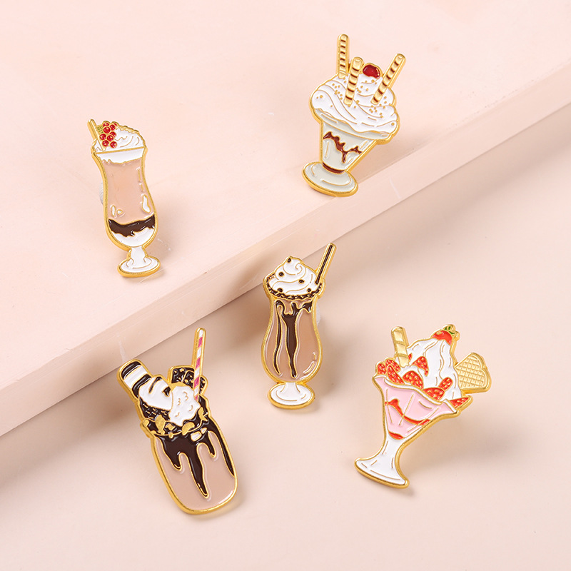Ice Cream Enamel Pins Chocolate Strawberry Cookies Brooches Bag Hat Lapel Pin Badge Dessert Shop Decoration Jewelry, Mixed colors
Ice Cream Enamel Pins Chocolate Strawberry Cookies Brooches Bag Hat Lapel Pin Badge Dessert Shop Decoration Jewelry, Mixed colors