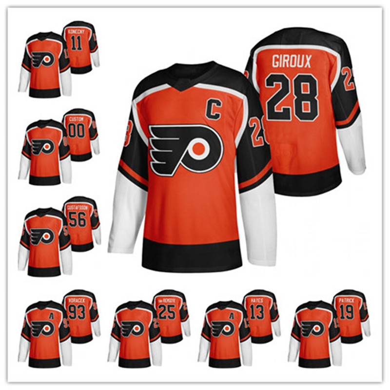 Philadelphia Flyers Claude Giroux 2020-21 Reverse Retro Fourth Jersey Sean Couturier Carter Hart Travis Konecny Jakub Voracek Gostisbehere, Black;red
Philadelphia Flyers Claude Giroux 2020-21 Reverse Retro Fourth Jersey Sean Couturier Carter Hart Travis Konecny Jakub Voracek Gostisbehere, Black;red