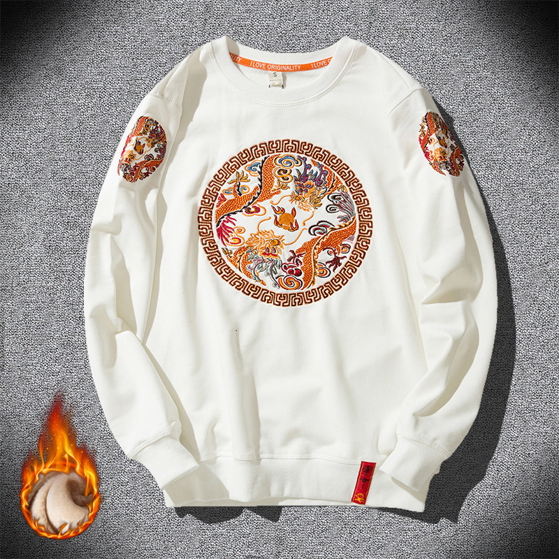 2021 New Casual Hoodies of Men Embrodery Dragon Pullover Fashion Loose Sweatshirt the Retro Chinese Neck Black Hipster Rxcs UTFG, Black-thin.
2021 New Casual Hoodies of Men Embrodery Dragon Pullover Fashion Loose Sweatshirt the Retro Chinese Neck Black Hipster Rxcs UTFG, Black-thin.