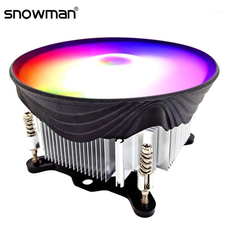 SNOWMAN CPU Cooler RGB 120mm Screw mounting Heat Sink for Intel LGA 1150 1151 1155 1156 Radiator 3 Pin CPU Cooling Fan PC quiet1
SNOWMAN CPU Cooler RGB 120mm Screw mounting Heat Sink for Intel LGA 1150 1151 1155 1156 Radiator 3 Pin CPU Cooling Fan PC quiet1