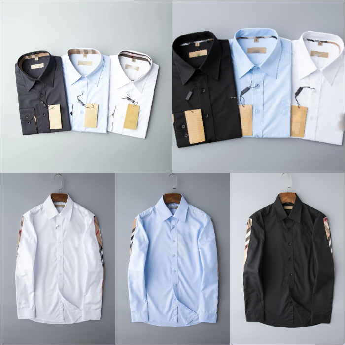 Designer Mens Dress Shirts Fashion Casual Shirt Brands Men Shirts Spring Autumn Slim Fit Shirts chemises de marque pour hommes, White;black
Designer Mens Dress Shirts Fashion Casual Shirt Brands Men Shirts Spring Autumn Slim Fit Shirts chemises de marque pour hommes, White;black