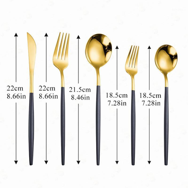 Spoon and Fork Set Golden Cutlery Tableware Kitchen Home Stainless Steel Cutlery Dinnerware Black Gold Dinning Table Set1
Spoon and Fork Set Golden Cutlery Tableware Kitchen Home Stainless Steel Cutlery Dinnerware Black Gold Dinning Table Set1