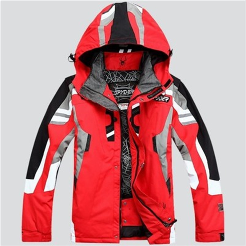 Men's ski Coat Spider Ski Jacket Men's Waterproof Warm Windproof Breathable Waterproof Snowboarding Jacket Jaqueta de snowboard 201103
