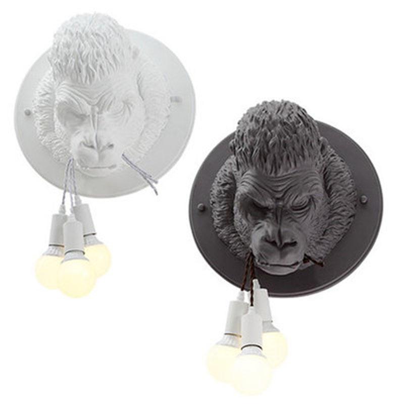 Industrial retro wall lamp Nordic style personal living room corridor bedside decoration overbearing orangutan wall lamp
Industrial retro wall lamp Nordic style personal living room corridor bedside decoration overbearing orangutan wall lamp
