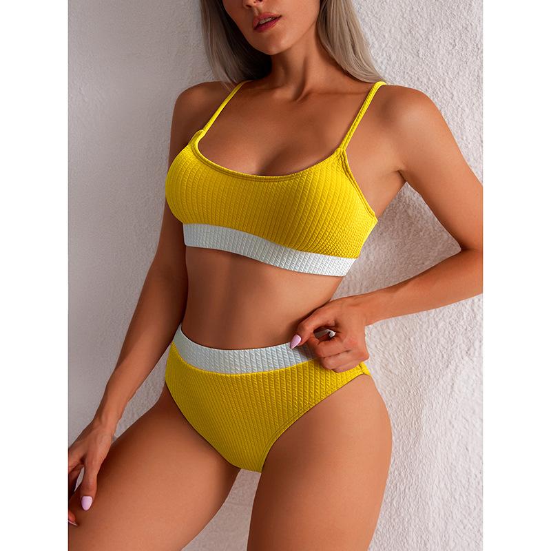 Women's Swimwear 2022 Sexy Bikini Set Stitching Color Women Swimsuit High Waist Bikinis Brazilian Bathing Suit Famale Beachwear Biquini, White;black
Women's Swimwear 2022 Sexy Bikini Set Stitching Color Women Swimsuit High Waist Bikinis Brazilian Bathing Suit Famale Beachwear Biquini, White;black