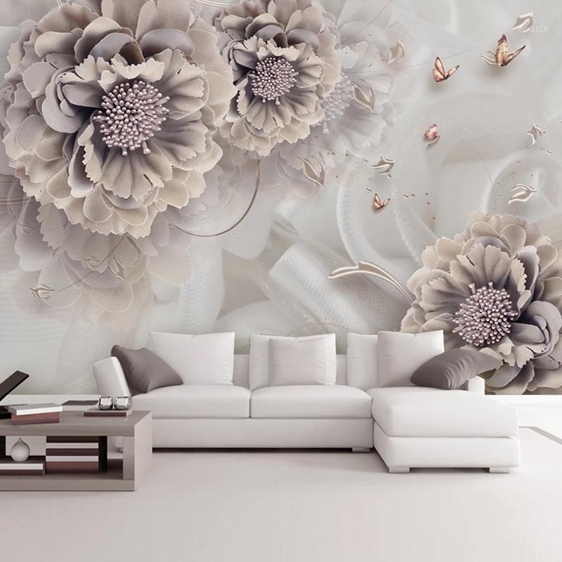 Custom 3D Photo Wallpaper Peony Flower Butterfly Jewelry 3D Relief Wall Painting Mural Living Room Sofa TV Background Wall Paper1, As pic
Custom 3D Photo Wallpaper Peony Flower Butterfly Jewelry 3D Relief Wall Painting Mural Living Room Sofa TV Background Wall Paper1, As pic