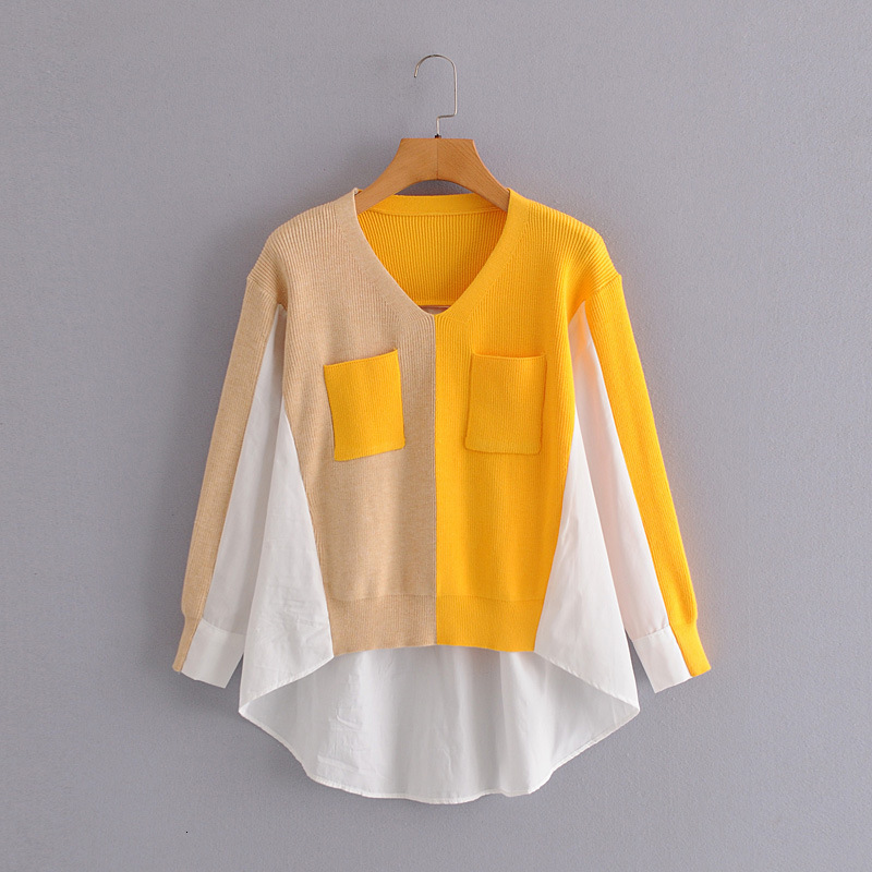 2021 New Tl 7232- Autumn Europe and the United States Women's V-neck Hitting Scene Splicing Pocket Blouse Uvmd, See chart
2021 New Tl 7232- Autumn Europe and the United States Women's V-neck Hitting Scene Splicing Pocket Blouse Uvmd, See chart