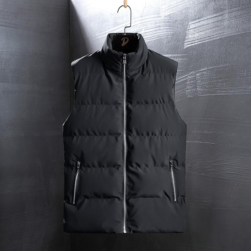 New Fashion Mens Jacket Sleeveless Casual Vest Men Autumn Spring Soft Vests Outwear Coats Male Thicken Waistcoat Man Streetwear