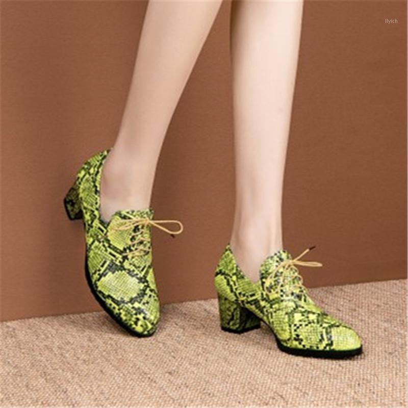 PXELENA Snake Print Women Oxfords Chunky Block Med Heels Shoes Ladies 2020 Spring New Lace Up Round Toe Daily Pumps Female 34-451, Green
PXELENA Snake Print Women Oxfords Chunky Block Med Heels Shoes Ladies 2020 Spring New Lace Up Round Toe Daily Pumps Female 34-451, Green