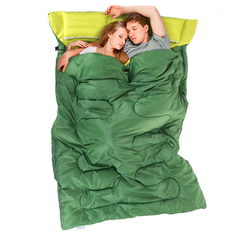 2.15m*1.45m Outdoor Double Sleeping Bag Envelope Style Spring and Autumn Camping Hiking Portable Sleeping Bag with Pillow1
2.15m*1.45m Outdoor Double Sleeping Bag Envelope Style Spring and Autumn Camping Hiking Portable Sleeping Bag with Pillow1