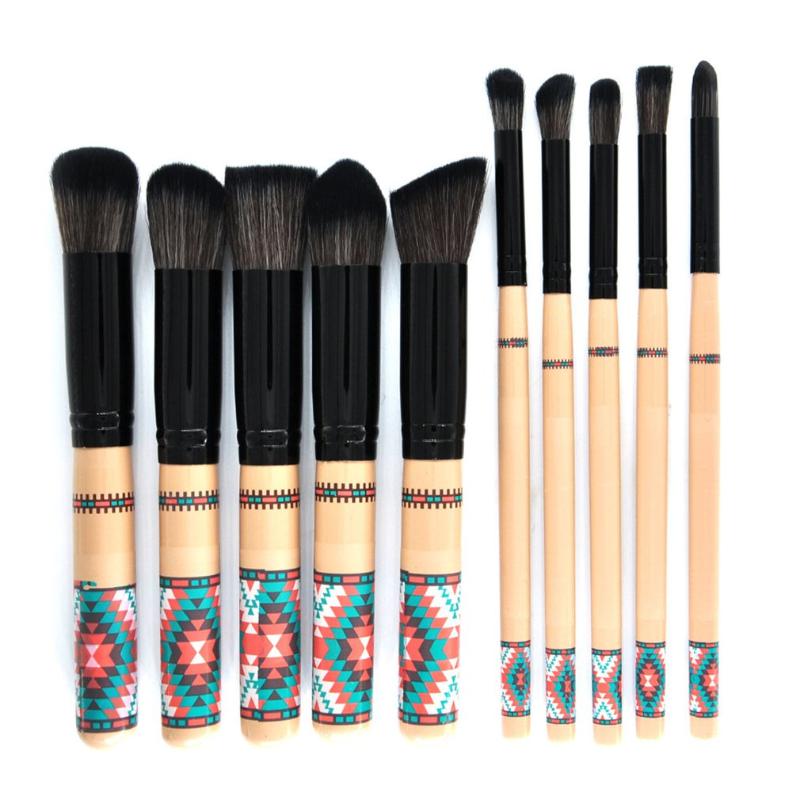 10pcs Makeup Brushes Set Bohemia Style Wooden Handle Soft Fiber Hair Face Eyeshadow Brushes Make Up Tools for Women
10pcs Makeup Brushes Set Bohemia Style Wooden Handle Soft Fiber Hair Face Eyeshadow Brushes Make Up Tools for Women