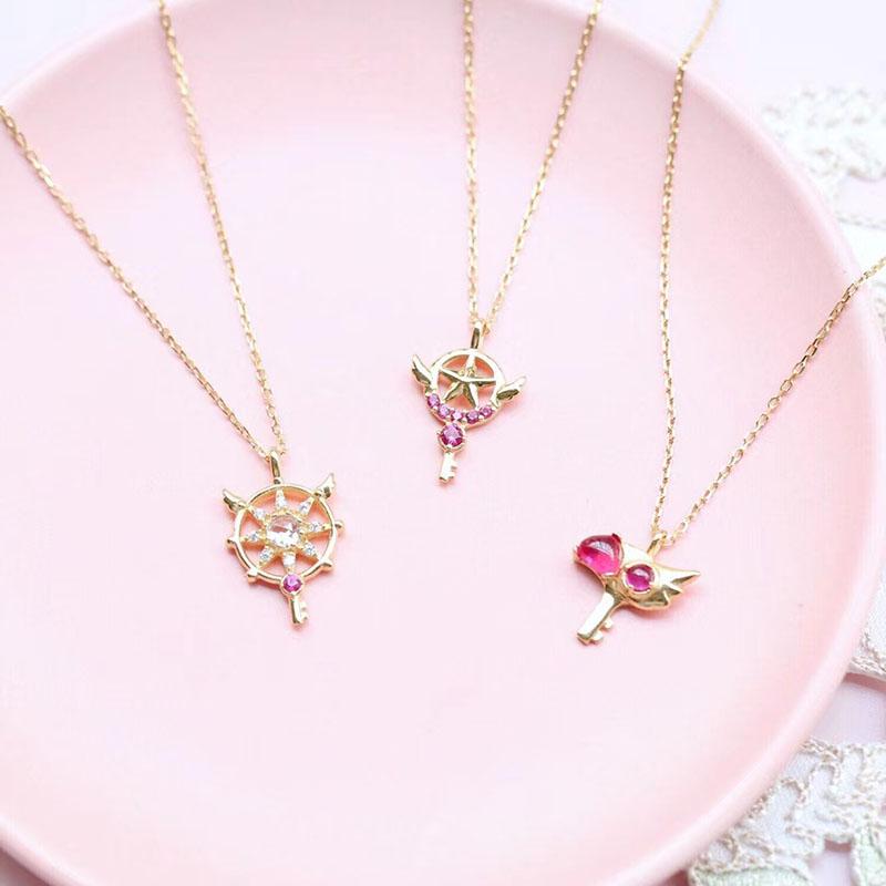 Chains Anime Cardcaptor Card Captor Sakura CLEAR DREAM Clow Star KEY 925 Silver Necklace Jewelry
Chains Anime Cardcaptor Card Captor Sakura CLEAR DREAM Clow Star KEY 925 Silver Necklace Jewelry