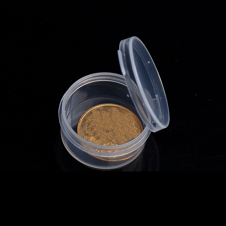 5G 7G Round Empty Boxes Mini Clear Plastic Storage Containers with Snap Lids Makeup Jar Sample Bottles for Small Items and Other Craft