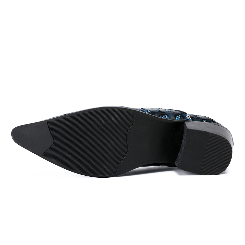 Christia Bella Men Formal Shoes Pointed Toe Business Wedding Patent Leather Oxford Shoes for Men Skull Dress Shoes Plus Size 47 LJ201015