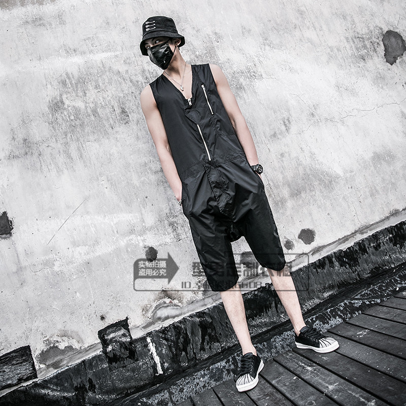 2021 New Summer Coveralls Young Men of Individual Character Style Fly Seven Minutes Long Pants Hairstylist Working Overalls. S-6xl!! SU90, Black
2021 New Summer Coveralls Young Men of Individual Character Style Fly Seven Minutes Long Pants Hairstylist Working Overalls. S-6xl!! SU90, Black