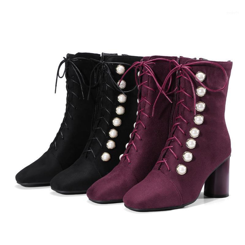 PQECFS Big size 32-48 high quality 2021 spring & autumn & winter women solid strange style high heels ankle boots 2 colors1, Black
PQECFS Big size 32-48 high quality 2021 spring & autumn & winter women solid strange style high heels ankle boots 2 colors1, Black