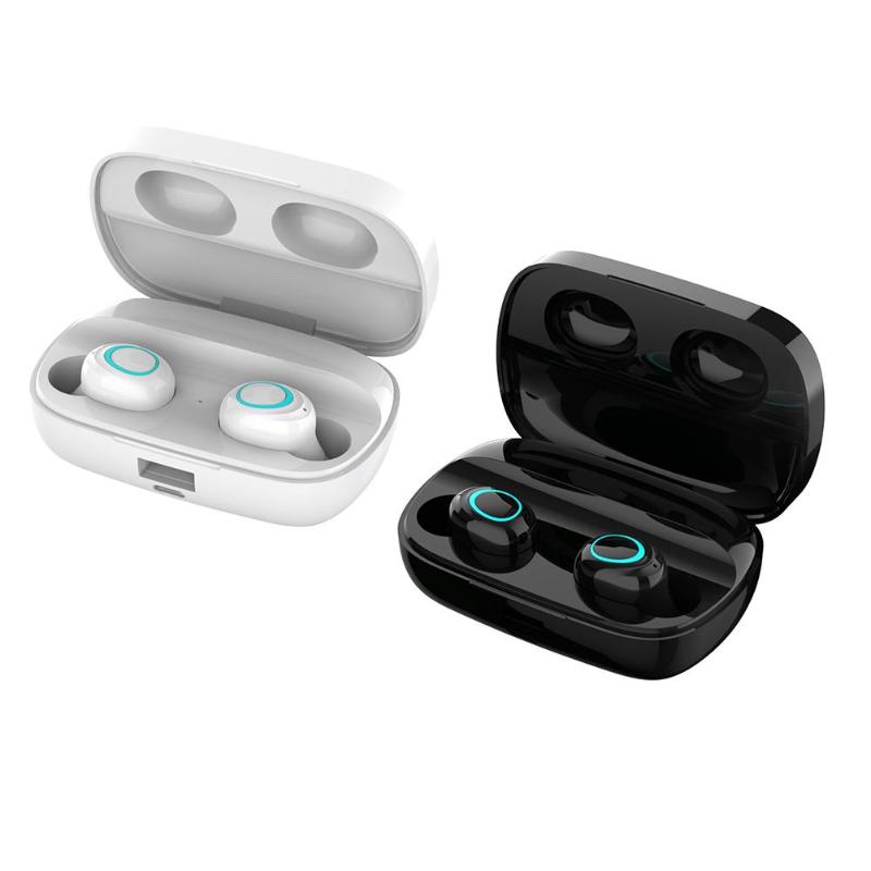 TWS Bluetooth Wireless Headphones Waterproof In-ear Stereo Binaural Earphones Energy Saving Handsfree with 1800mAh Charging Case, White
TWS Bluetooth Wireless Headphones Waterproof In-ear Stereo Binaural Earphones Energy Saving Handsfree with 1800mAh Charging Case, White