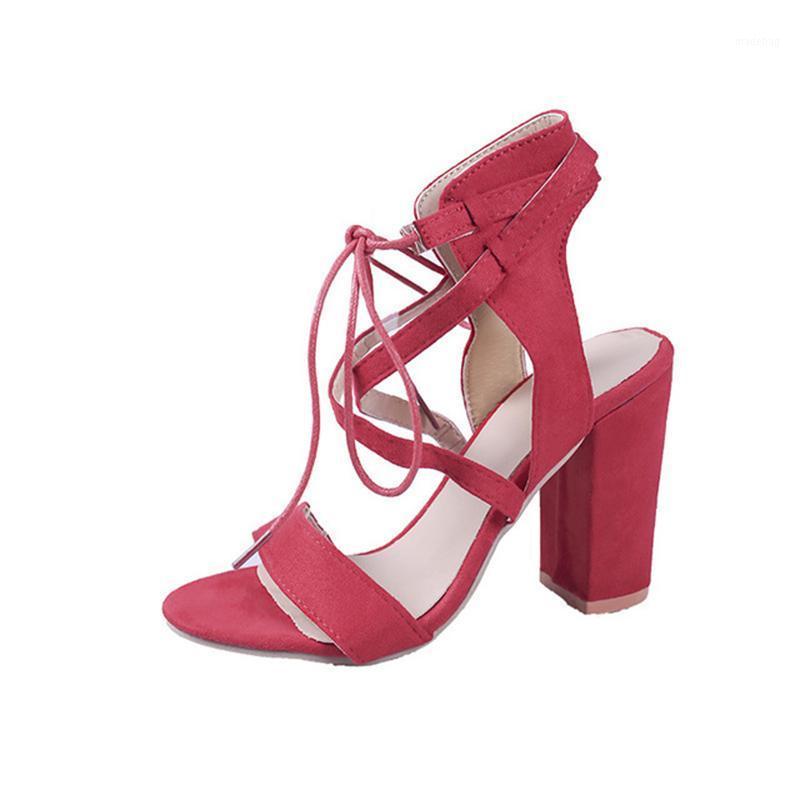 2021 Ladies New Fashion High-heeled Lace Sandals Women's Straps One-word Thick With Large Size Women's Shoes Sandalia Feminina1, Red
2021 Ladies New Fashion High-heeled Lace Sandals Women's Straps One-word Thick With Large Size Women's Shoes Sandalia Feminina1, Red
