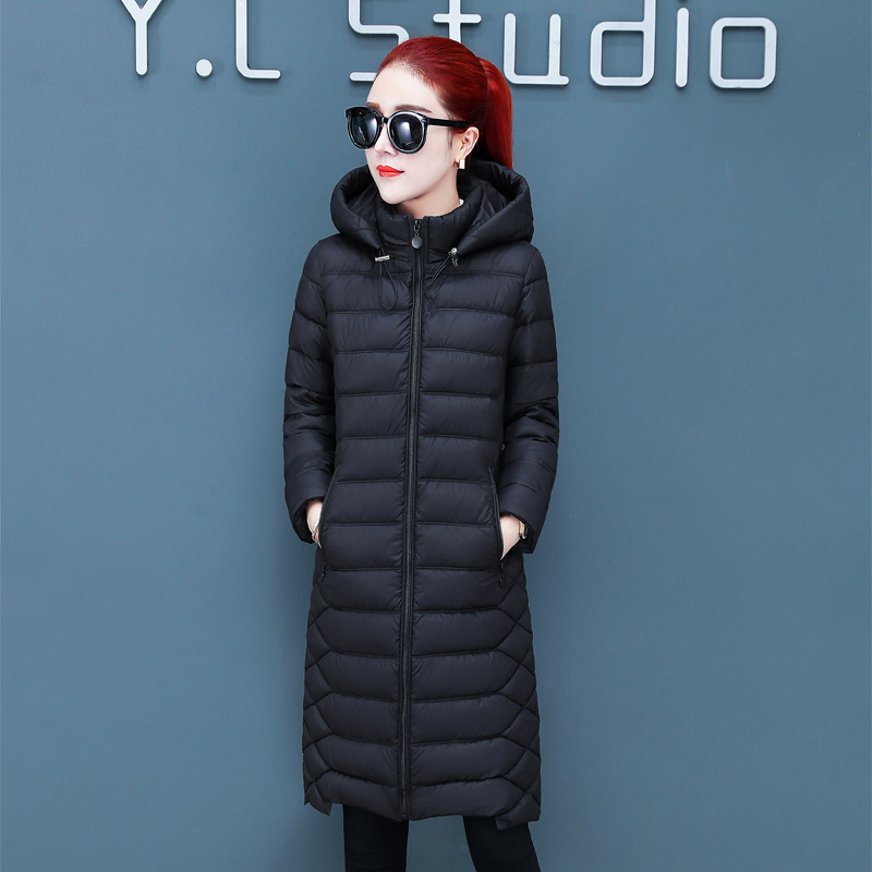Casual Winter Jacket Women Solid 4 Colors Hooded Female Outwear parka Long Padded Coat Mujer Invierno 200928