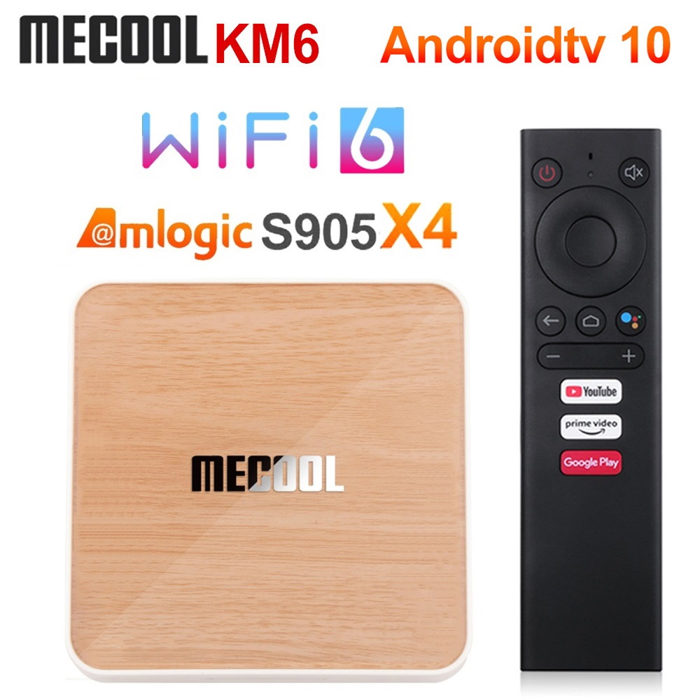 Mecool KM6 deluxe Amlogic S905X4 TV Box Android 10 4GB 64GB Wifi 6 Google Certified Support AV1 BT5.0 1000M Set Top Box
Mecool KM6 deluxe Amlogic S905X4 TV Box Android 10 4GB 64GB Wifi 6 Google Certified Support AV1 BT5.0 1000M Set Top Box