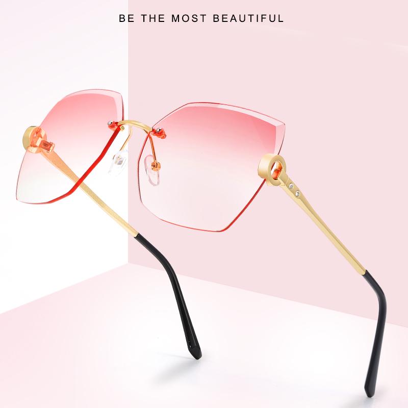 Sunglasses SC Square Cutting Lens Woman 2021 Polygonal Rimless Anti UV Sun Glasses Shades For Women
Sunglasses SC Square Cutting Lens Woman 2021 Polygonal Rimless Anti UV Sun Glasses Shades For Women