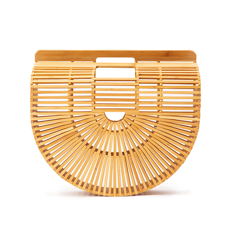 Pink Sugao bamboo strips bags straw woven bags beach holiday leisure handbag bamboo woven basket bags Semi-round package bamboo woven
Pink Sugao bamboo strips bags straw woven bags beach holiday leisure handbag bamboo woven basket bags Semi-round package bamboo woven