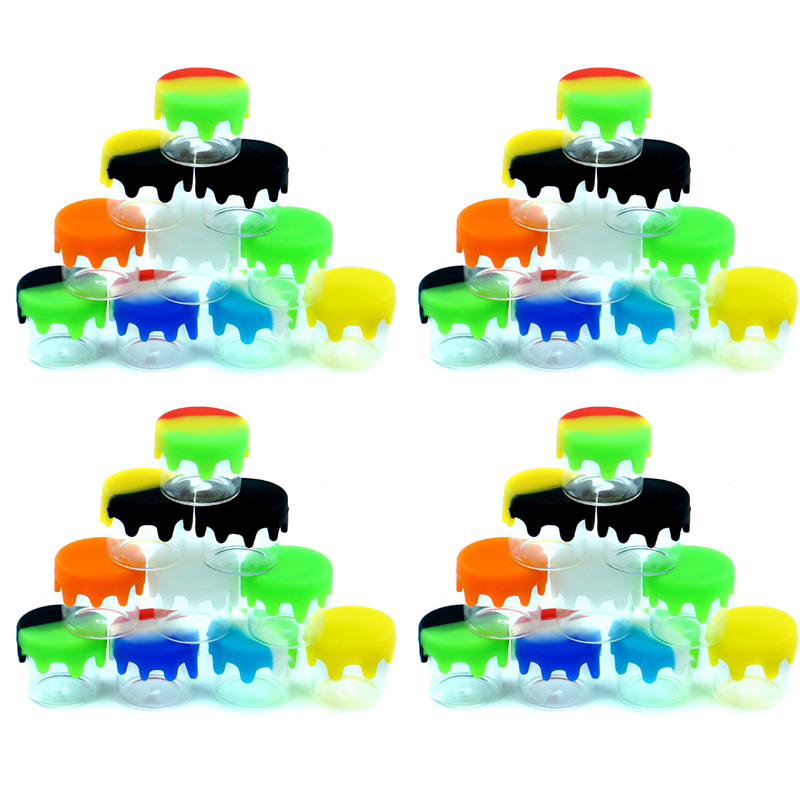 6 Ml Glass Silicone Jar Dab Wax Container Glass Box Oil Jar Oil Holder For Vaporizer Vape Dab Tool Storage 30 Pcs/lot
6 Ml Glass Silicone Jar Dab Wax Container Glass Box Oil Jar Oil Holder For Vaporizer Vape Dab Tool Storage 30 Pcs/lot
