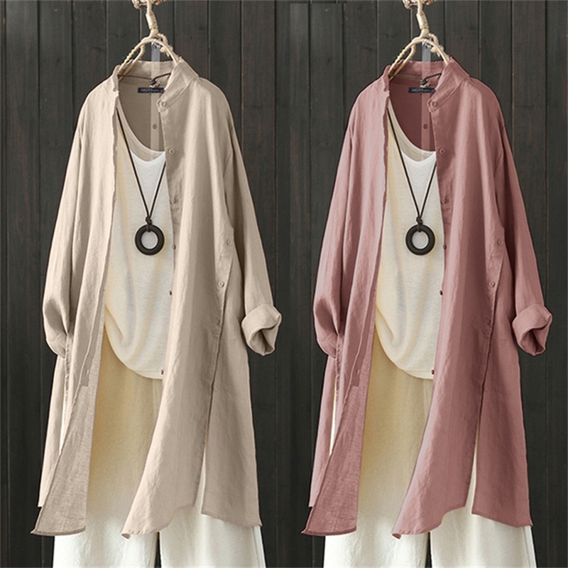 Cotton Linen Womens Tops And Blouses Vintage Plus Size Long Sleeve Female Tunic Work OL Long Shirt Cardigan Blouse Casual Blusas Y200828, White
Cotton Linen Womens Tops And Blouses Vintage Plus Size Long Sleeve Female Tunic Work OL Long Shirt Cardigan Blouse Casual Blusas Y200828, White