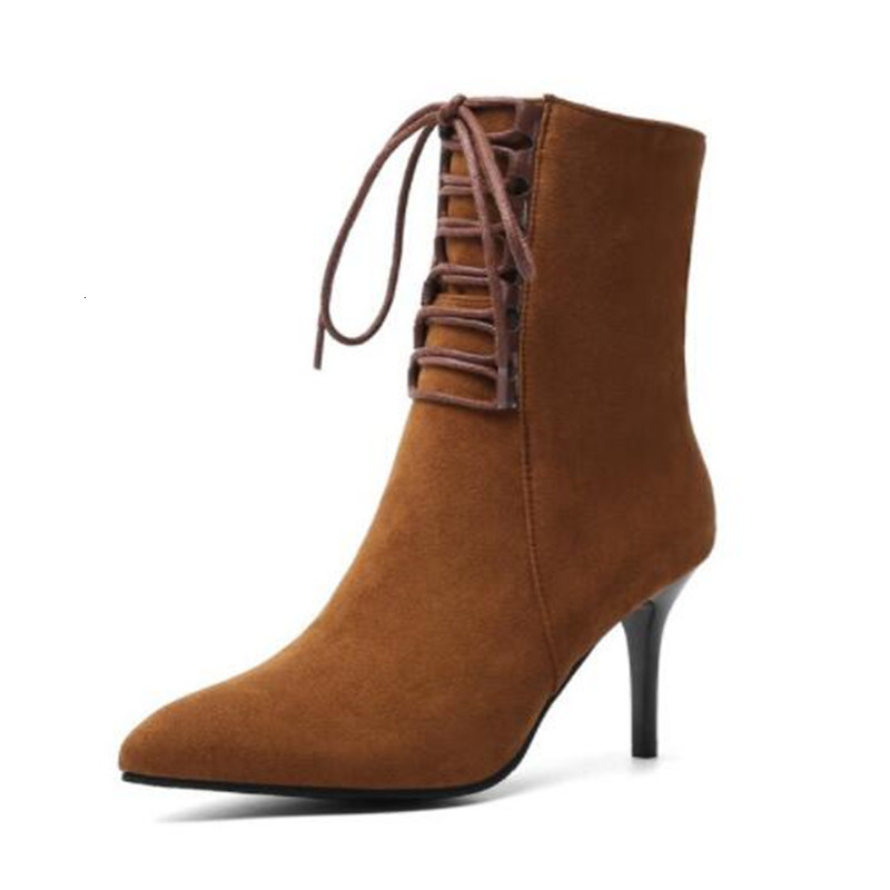 New Hot Comfortable Light Casual Design Non-slip to Wear Women's Boots Isnd, Black