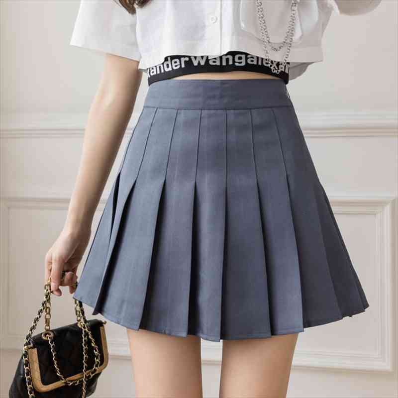 summer women high waist mini skirt korean fashion student a-line skirt slim-fit pleated black white grey
summer women high waist mini skirt korean fashion student a-line skirt slim-fit pleated black white grey