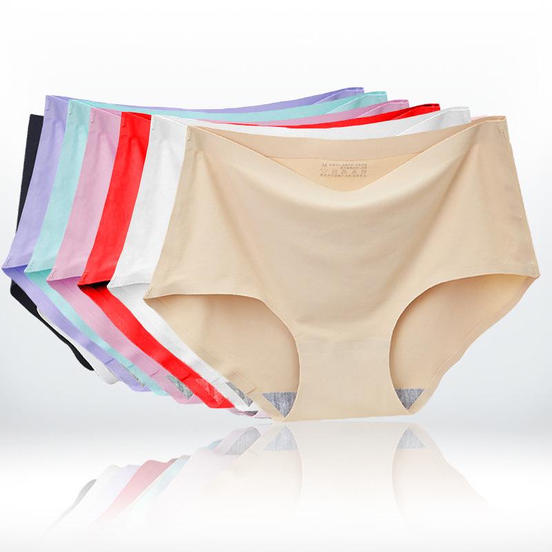 Drop Shipping Panties For Women Seamless Panty Silk Women's Underwear Comfortable Women's Panties Sexy Brief Woman Lingerie, White
Drop Shipping Panties For Women Seamless Panty Silk Women's Underwear Comfortable Women's Panties Sexy Brief Woman Lingerie, White