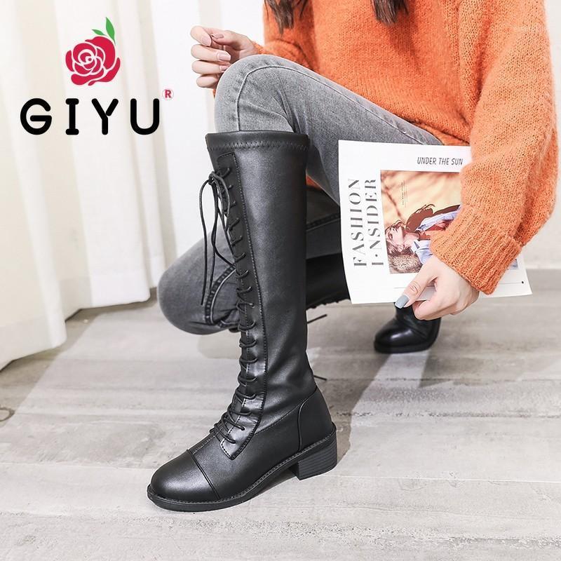 Fashion Brand Winter Plush Keep Warm Womens Knee High Boots Ladies High Quality Lace Up Black Leather Bootie Female Boats 20201, Knee-high boot
Fashion Brand Winter Plush Keep Warm Womens Knee High Boots Ladies High Quality Lace Up Black Leather Bootie Female Boats 20201, Knee-high boot