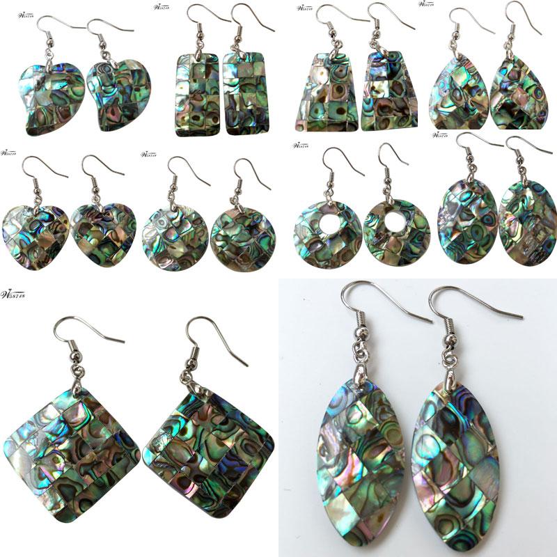 Free Shipping Women Fashion Jewelry New Zealand Blue Abalone Shell Art Earring 1Pair WFH609
Free Shipping Women Fashion Jewelry New Zealand Blue Abalone Shell Art Earring 1Pair WFH609