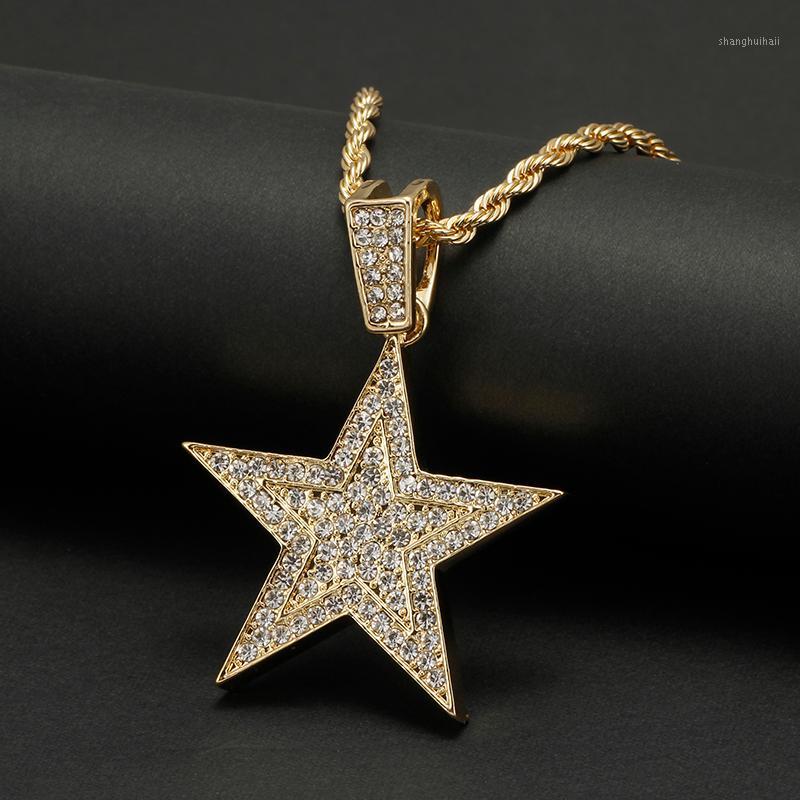 Mens gold color rope necklace Iced out bling bling hip hop star pendant Men's Women ZInc Alloy Hip hop Jewelry Gift1
Mens gold color rope necklace Iced out bling bling hip hop star pendant Men's Women ZInc Alloy Hip hop Jewelry Gift1
