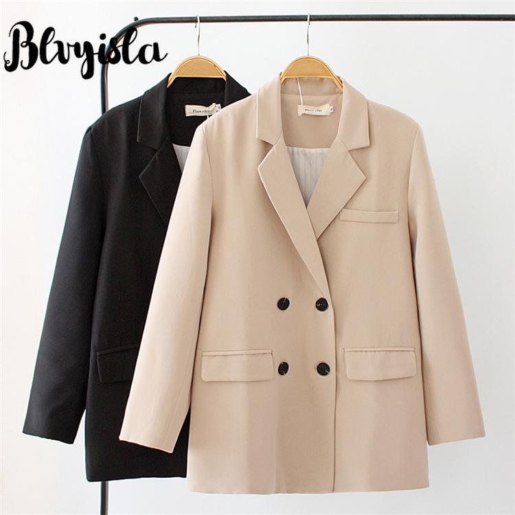 Blvyisla Oversize Long Sleeve Blazer Jacket Office Lady Loose Size Jacket Coat Suits Double Breasted Outwear 3XL Female, Beige
Blvyisla Oversize Long Sleeve Blazer Jacket Office Lady Loose Size Jacket Coat Suits Double Breasted Outwear 3XL Female, Beige