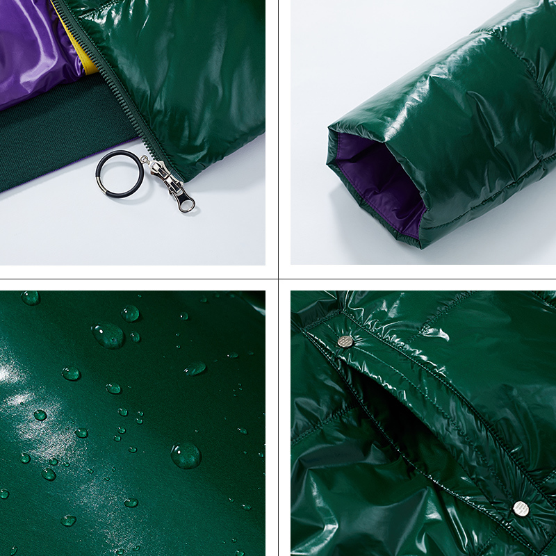 Astrid Spring Women Parka Coat Warm Jacket Women Thin Cotton Bright Colors Short Coat Loose Standing Collar ZM3073 201019