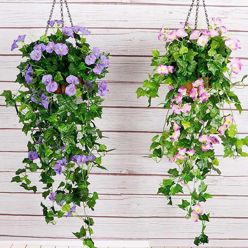 Artificial Silk Morning Glory Vine Leaf Fake Flower For Wedding Home Party DIY Table Decoration1, White
Artificial Silk Morning Glory Vine Leaf Fake Flower For Wedding Home Party DIY Table Decoration1, White