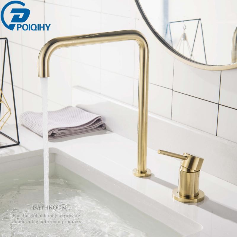 POIQIHY Basin Faucet Bathroom Super Long Pipe Two Hole Gold Bathroom Faucet Sink Tap 360 Rotating Widespread Rose Gold Basin Tap1
POIQIHY Basin Faucet Bathroom Super Long Pipe Two Hole Gold Bathroom Faucet Sink Tap 360 Rotating Widespread Rose Gold Basin Tap1